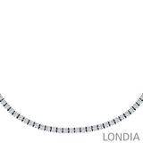 8.10 CTW Diamond Clair Design Tennis Necklace 14k Fine Gold