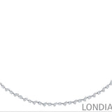 3.30 CTW Diamond Londia Lumis Design Bridal Earring 18k Fine Gold