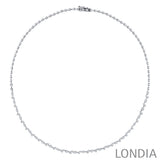 3.30 CTW Diamond Londia Lumis Design Bridal Earring 18k Fine Gold