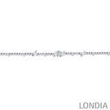 3.20 CTW Diamond Londia Divina Design Bridal Bracelet 18k Fine Gold