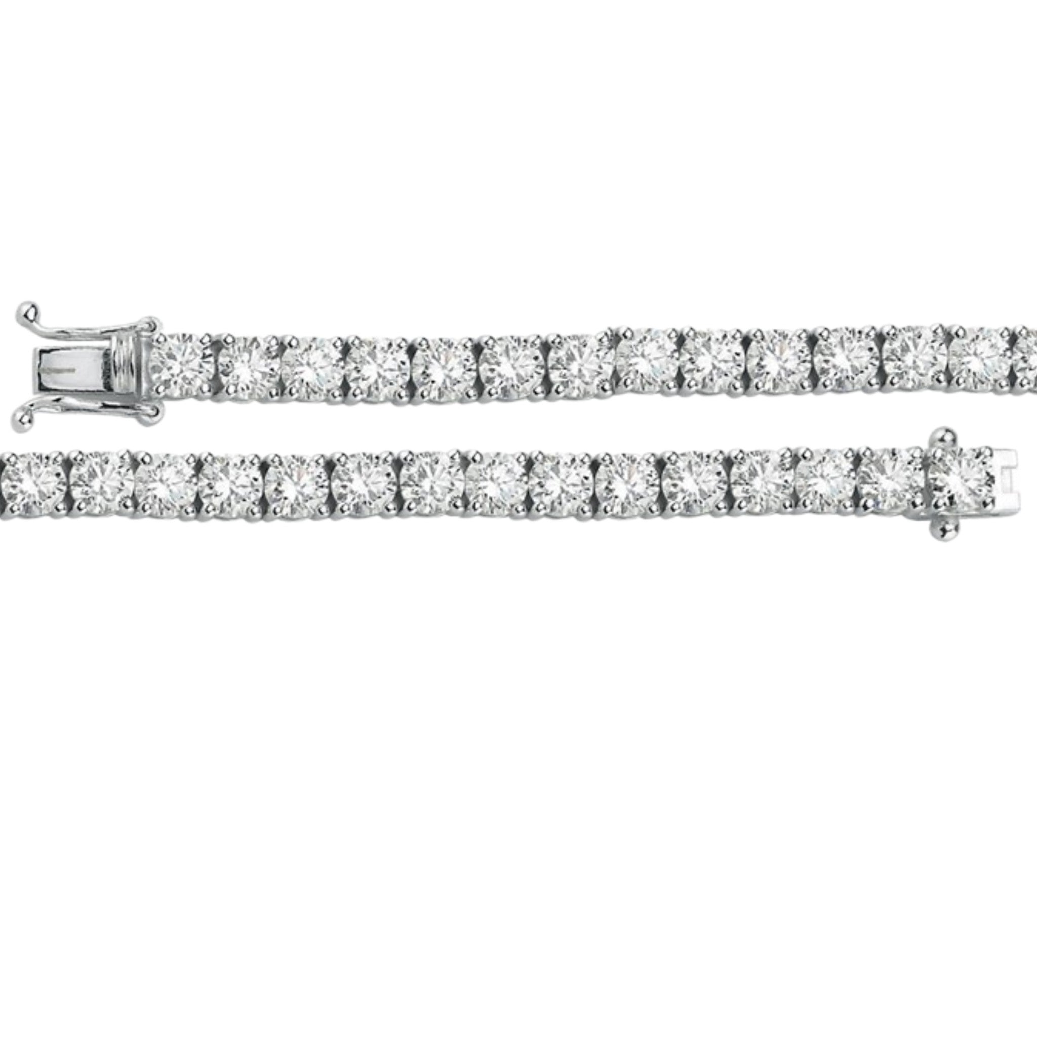 12 Carat Natural Diamond Classic Tennis Bracelet