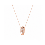 14K Gold 0.35 Carat Natural Diamond Flora Design Necklace