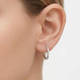 14K Gold 0.35 Ct Diamond Flexible Earrings