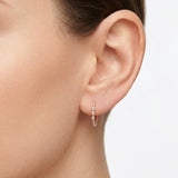 14K Gold 0.35 Ct Diamond Flexible Earrings