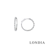 14K Gold 0.35 Ct Diamond Flexible Earrings