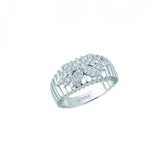 14K Gold 0.40 Carat Natural Diamond Flora Design Ring