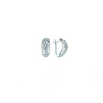 14K Gold 0.70 Carat Natural Diamond Flora Design Earrings