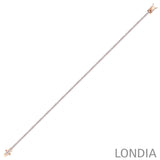 14K Gold 1.00 Carat Zero Collection Diamond Tennis Bracelet