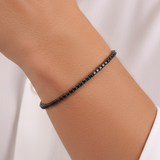 14K Gold 2.00 Carat Clair Collection Black Diamond Men’s Bracelet