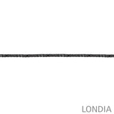 14K Gold 4.00 Carat Black Diamond Men’s Tennis Bracelet