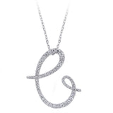 14K Gold Diamond Majestic “C” Initial Necklace