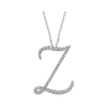 14K Gold Diamond Majestic “Z” Initial Necklace