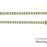 2.30 Mm 2.60 Ct. Mounting Tennis Bracelet 14K Gold