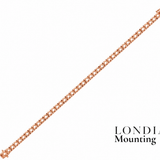 2.30 Mm 2.60 Ct. Mounting Tennis Bracelet 14K Gold