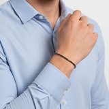 14K Gold 3.50 Carat Black Diamond Men’s Tennis Bracelet