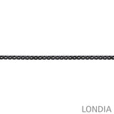 14K Gold 4.00 Carat Clair Collection Black Diamond Tennis Bracelet