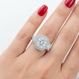 18K Gold 1.90 Carat Art Deco Statement Design Ring