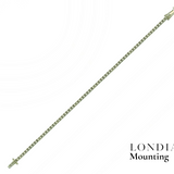 1,50 Mm 0,95 Ct. Mounting Tennis Bracelet 14K Gold