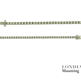 1,50 Mm 0,95 Ct. Mounting Tennis Bracelet 14K Gold