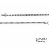 1,50 Mm 0,95 Ct. Mounting Tennis Bracelet 14K Gold