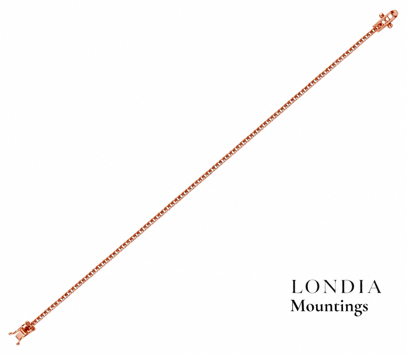 Superlight Tennis Bracelet 14K Gold