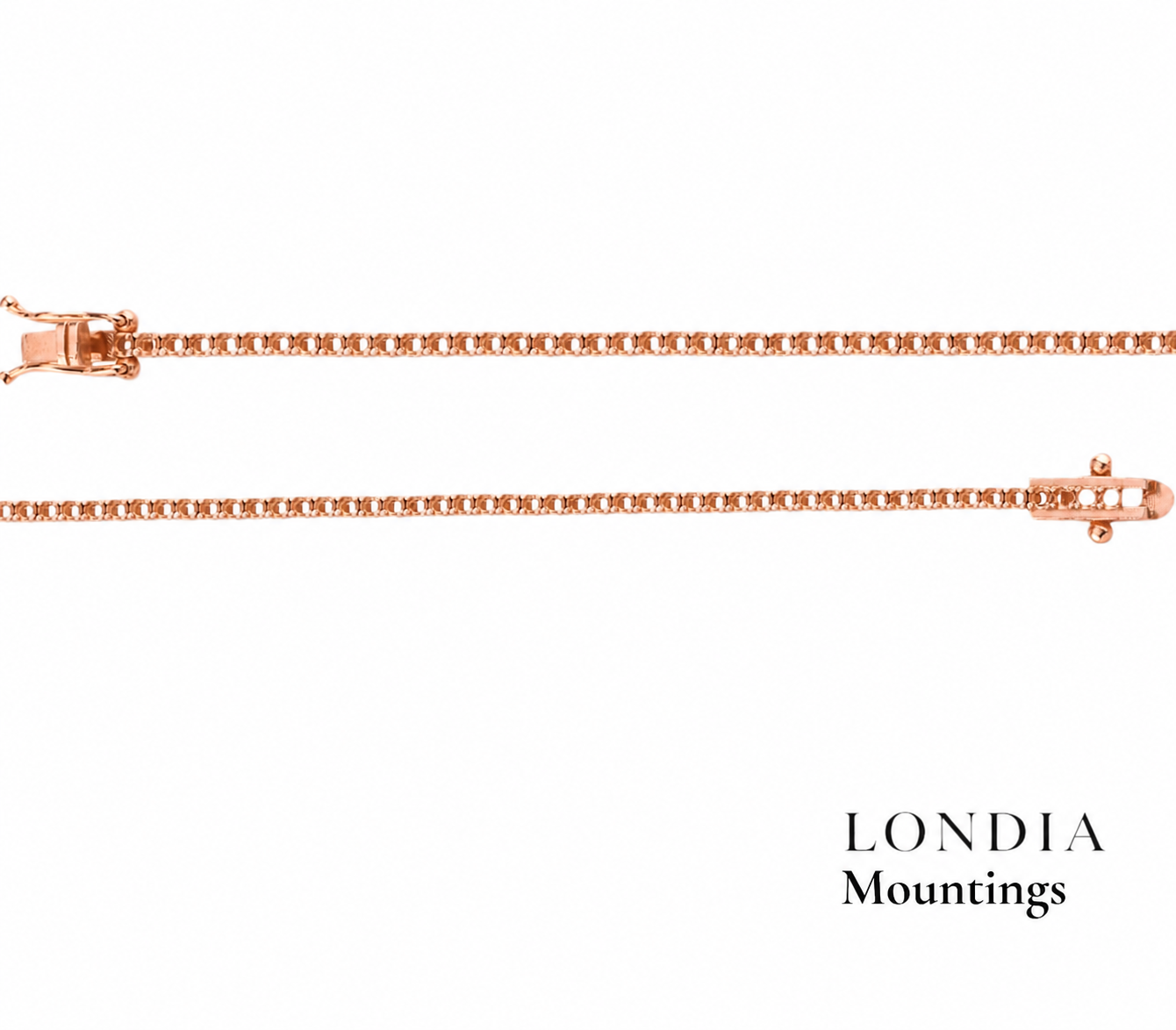 Superlight Tennis Bracelet 14K Gold
