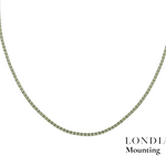 Mounting Tennis Necklace