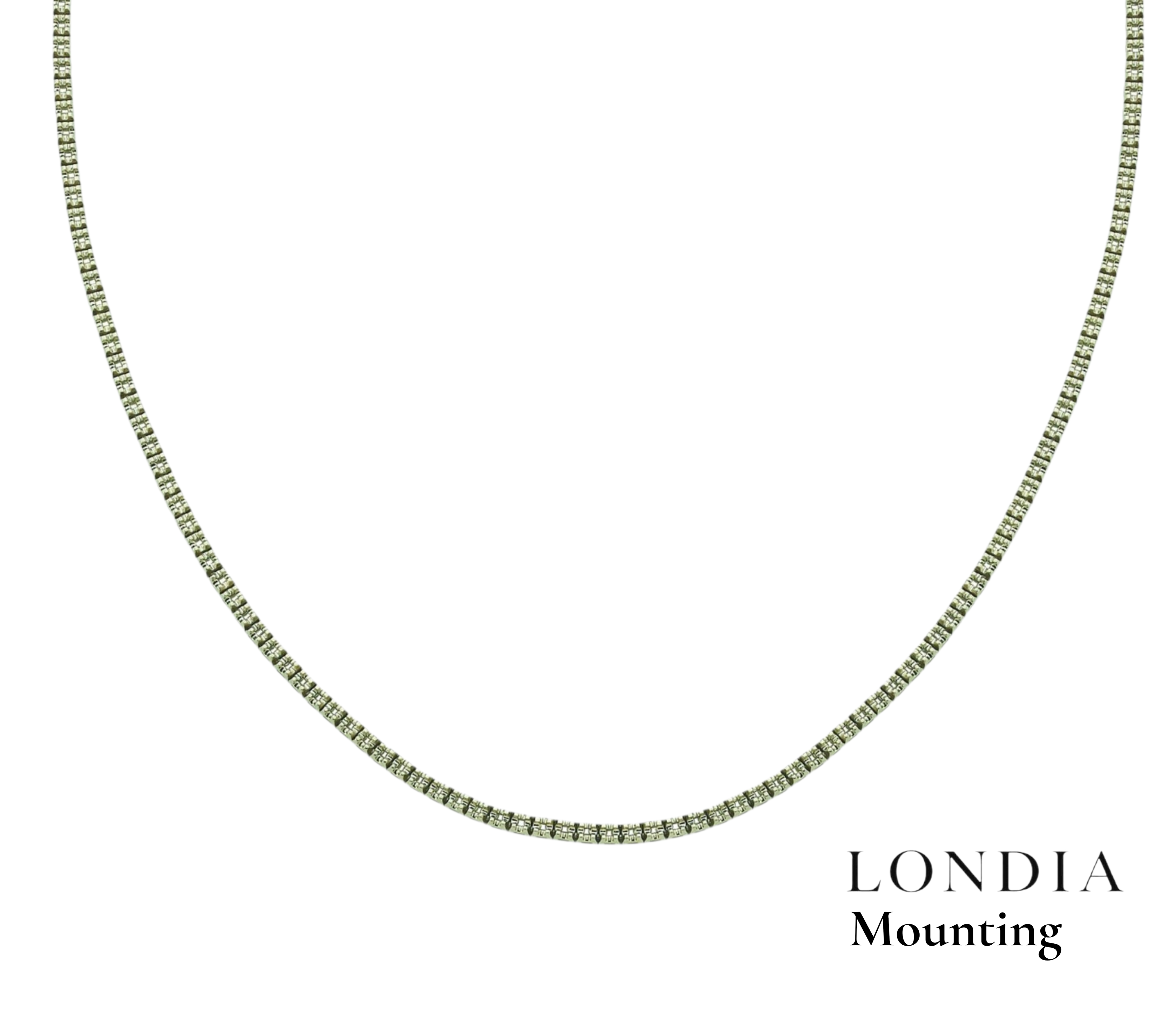 Mounting Tennis Necklace