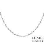 Mounting Tennis Necklace