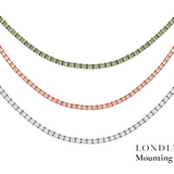 Mounting Tennis Necklace