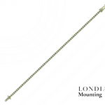 1,50 Mm 1.00 Ct. Mounting Statement Tennis Bracelet 14K Gold