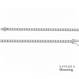 1,70 Mm 1.35 Ct. Mounting Tennis Bracelet 14K Gold