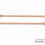 1,70 Mm 1.35 Ct. Mounting Tennis Bracelet 14K Gold