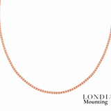 Mounting Tennis Necklace