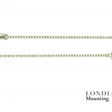 1,75 Mm 2.30 Ct. Mounting Superlight Tennis Bracelet 14K Gold