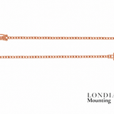 1,75 Mm 2.30 Ct. Mounting Superlight Tennis Bracelet 14K Gold
