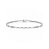 1 Carat Crown Design Natural Diamond Tennis Bracelet