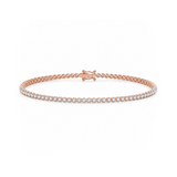 1 Carat Crown Design Natural Diamond Tennis Bracelet