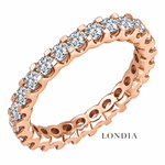 1 Carat E Color Natural Diamond Full Eternity Ring