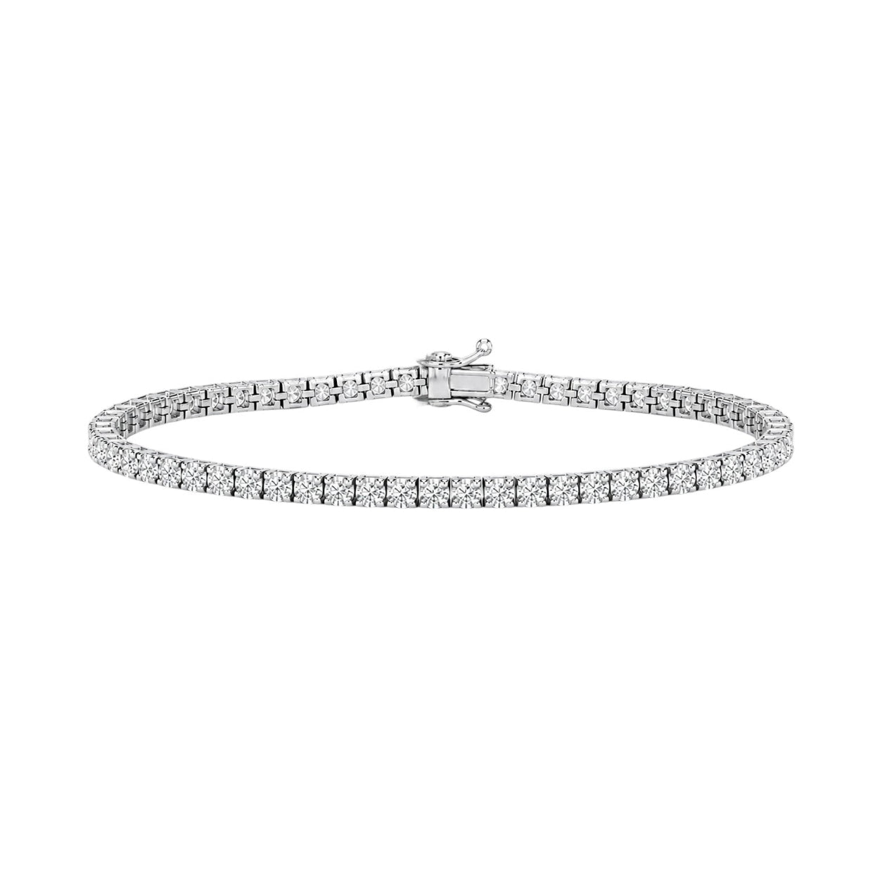 1 Carat Natural Diamond Clair Design Tennis Bracelet