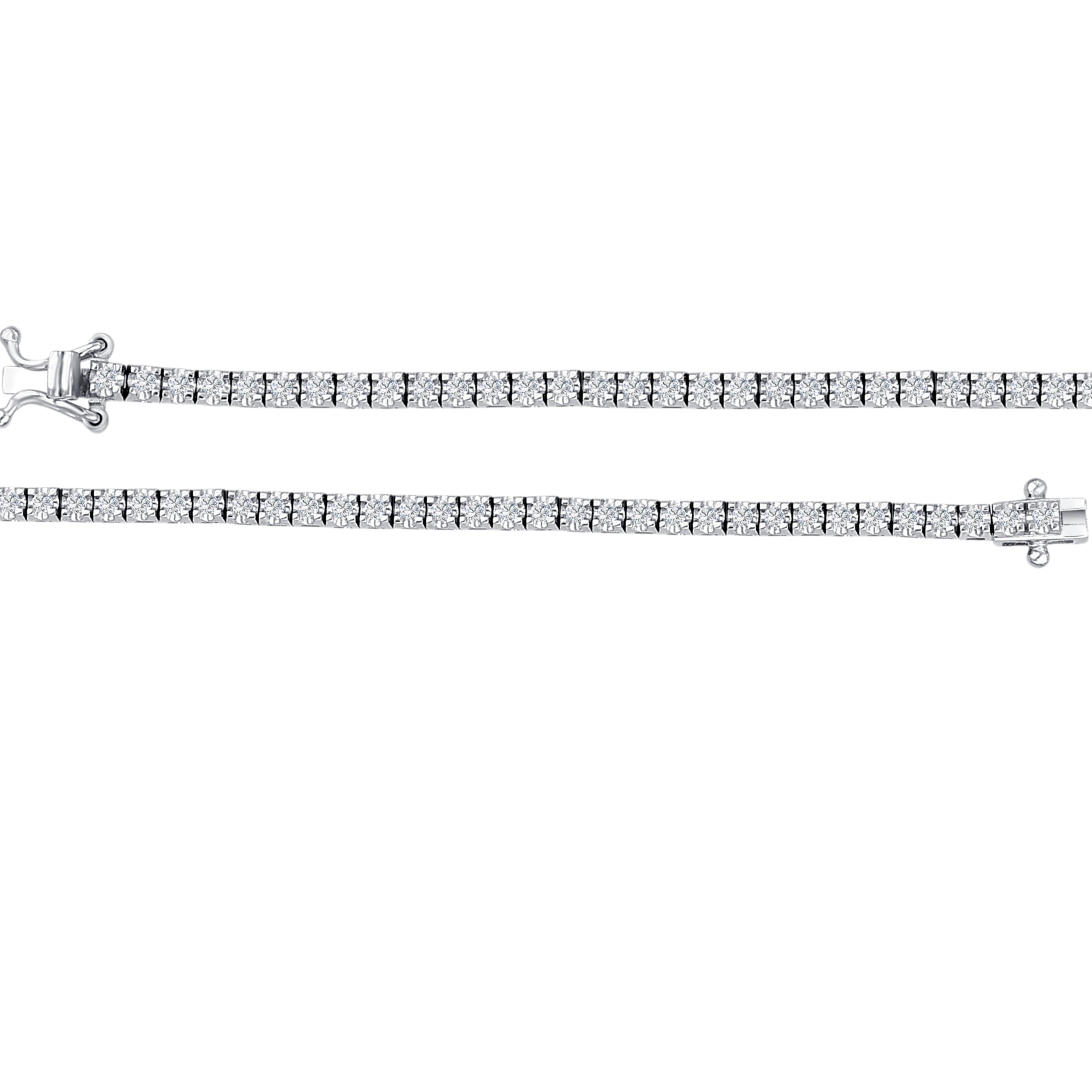 1 Carat Natural Diamond Clair Design Tennis Bracelet