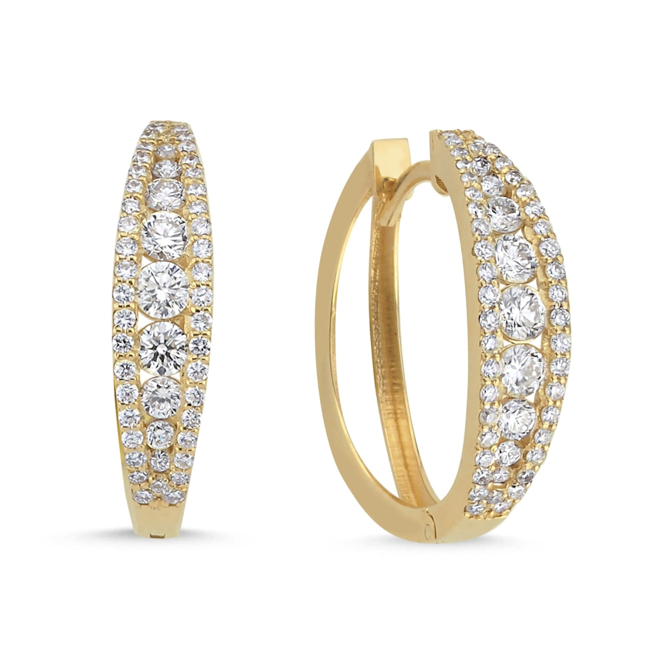 1 Carat Natural Diamond Infinity Design Earrings