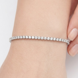 2.00 Carat Aura Line Clair Design Diamond Tennis Bracelet in 14K Gold