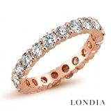 2.00 Carat Diamond Eternity Ring in 14K Solid Gold