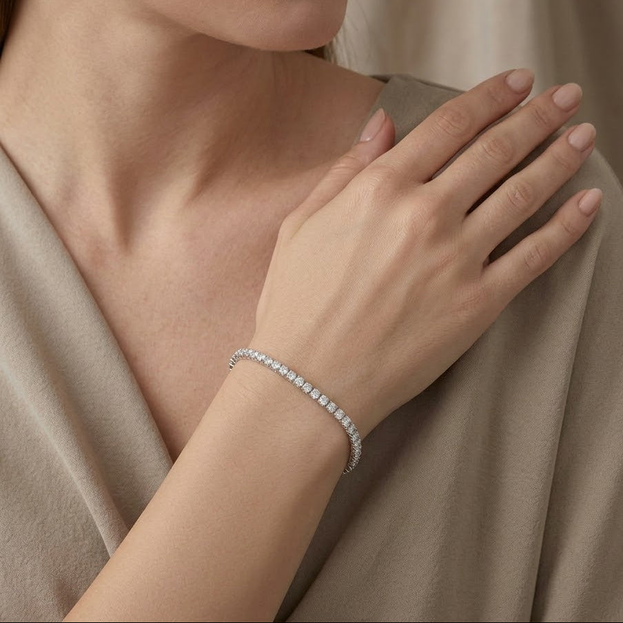 2.00 Carat Diamond Tennis Bracelet in 14K Gold