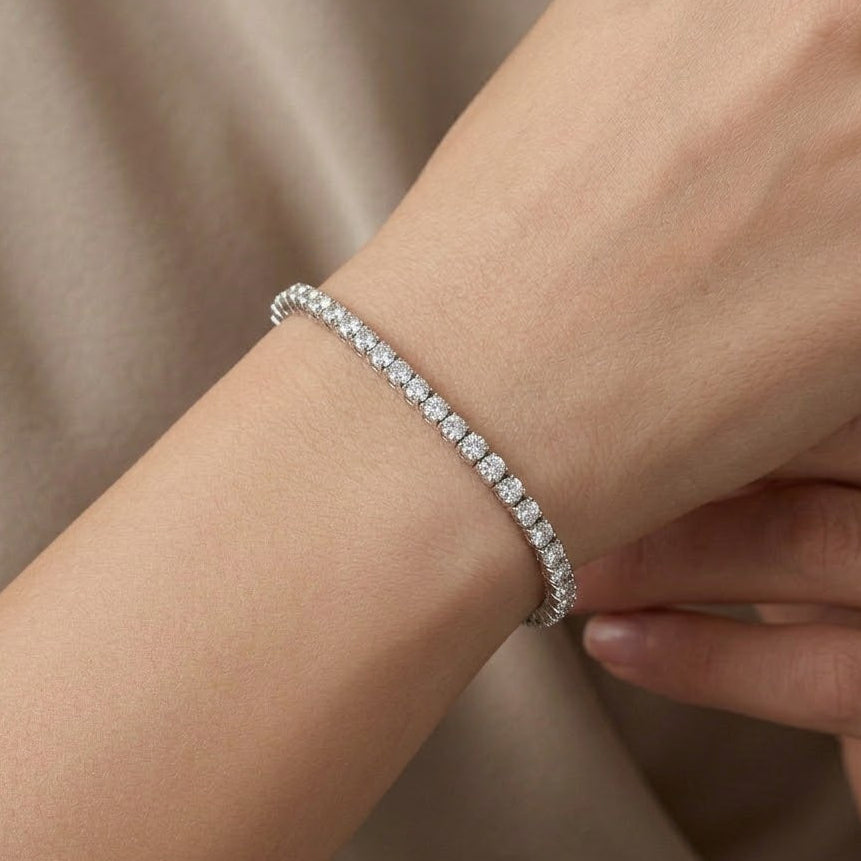2.00 Carat Diamond Tennis Bracelet in 14K Gold