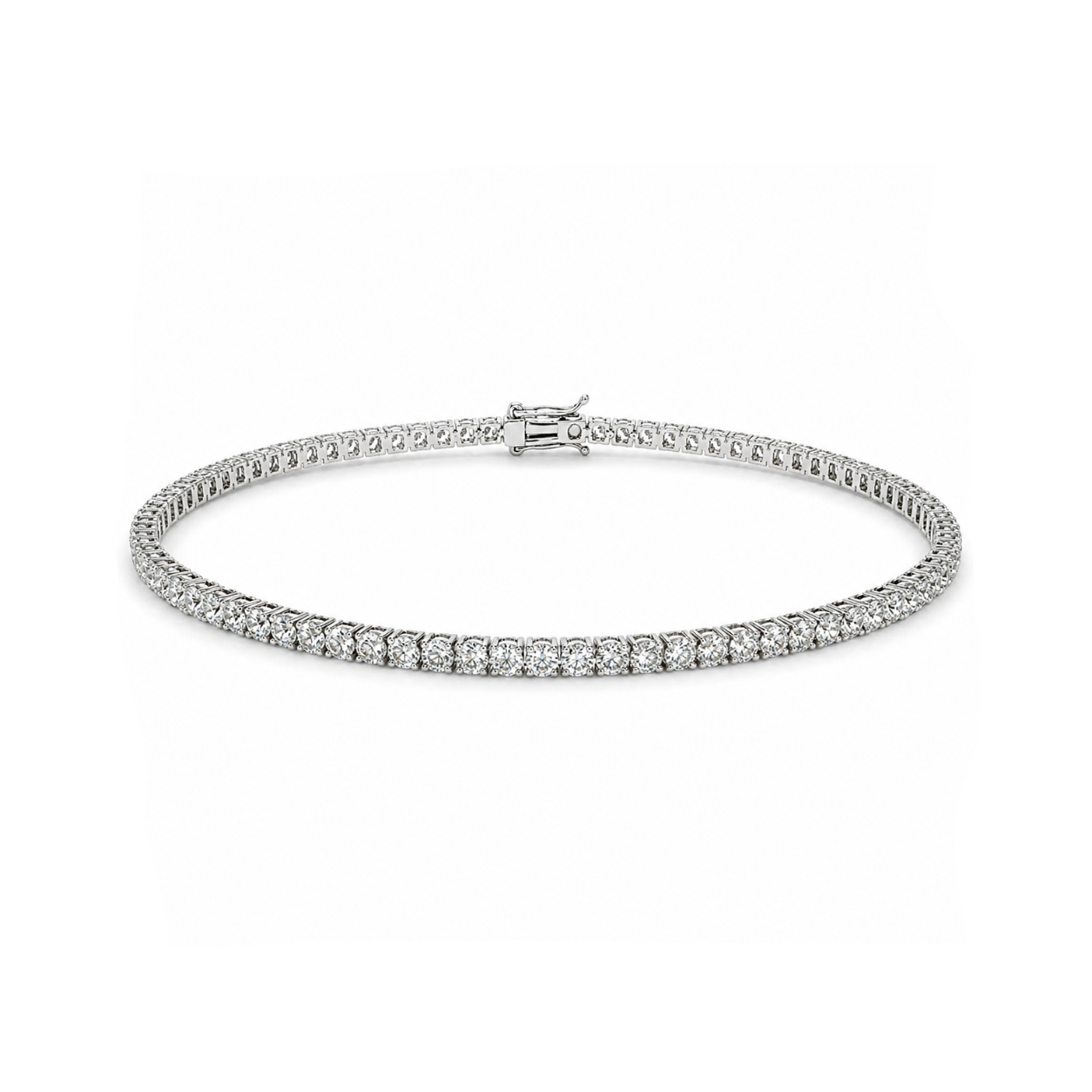 2.00 Carat Diamond Tennis Bracelet in 14K Gold