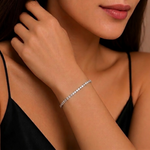 2.00 Carat Super Light Crown Bracelet in 14K Gold