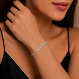 2.00 Carat Super Light Crown Bracelet in 14K Gold
