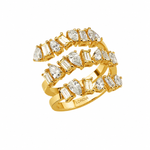2.15 Carat Natural Diamond Statement Design Ring – 18K Gold